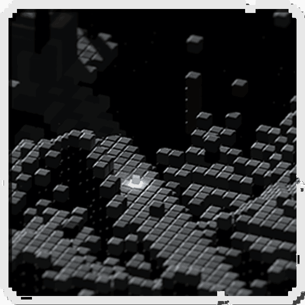 Imagem de The Void, destroços flutuantes na escuridão absoluta